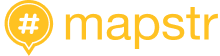 Mapstr logo yellow